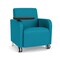 Lesro Siena Lounge Reception Guest Chair W/ Swivel Tablet, 27 in W 29.5 in L 32.5 in H SN1101 - alternate 1